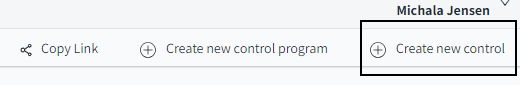 Create new control image