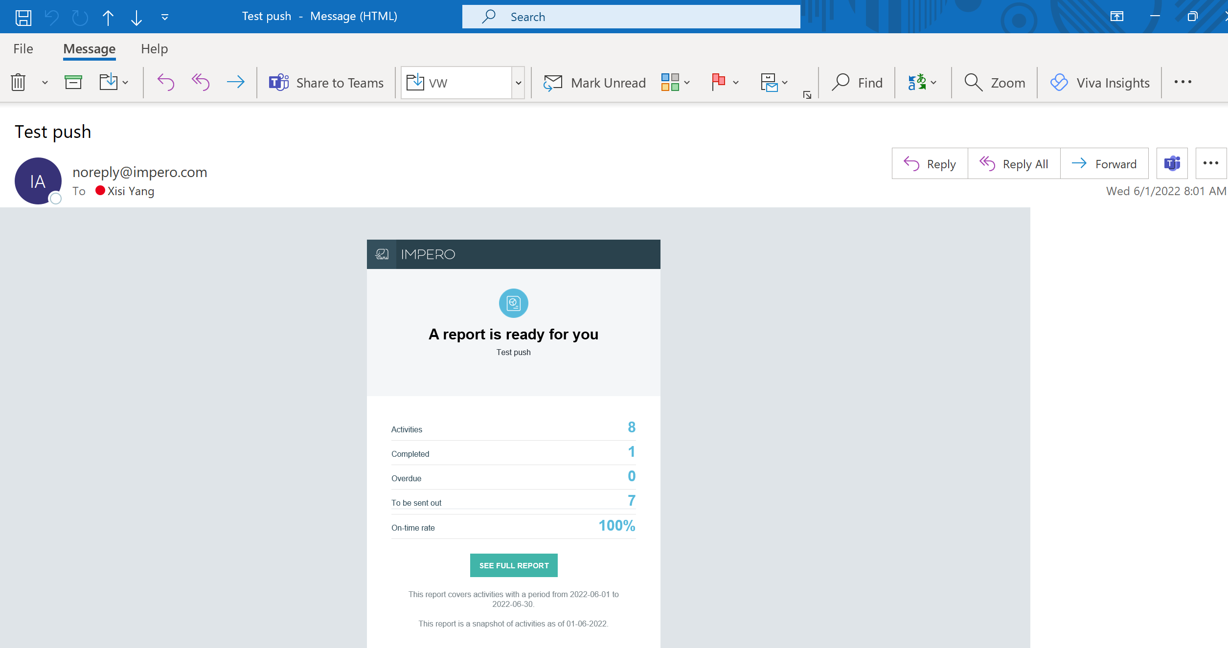 Want to push out reports to stakeholders?